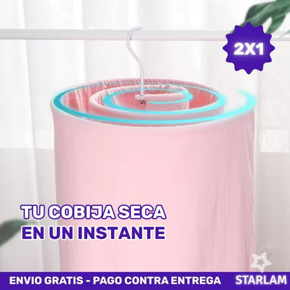 2 x 1 Gancho Tendedero Espiral Sabanas Cobijas inoxidable | Envío gratis | Paga 1 lleva 2