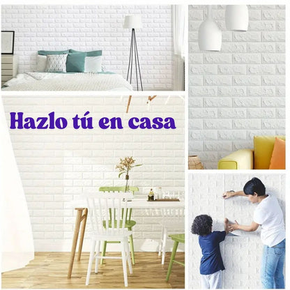 Set de panel adhesivo 3D para decorar paredes | Hazlo tú y ahorra en casa | Envío gratis