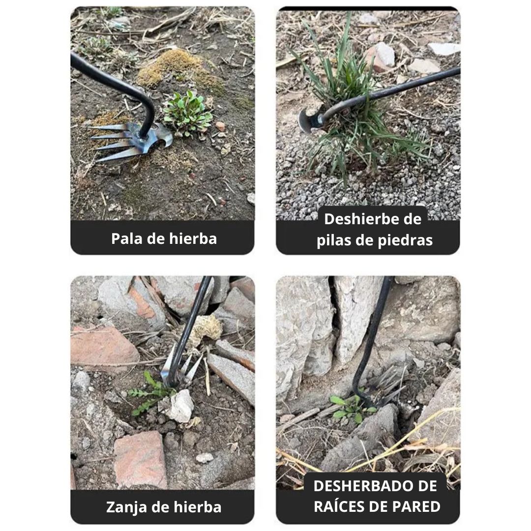 GardenT | Rastrillo quita maleza oferta 2x1