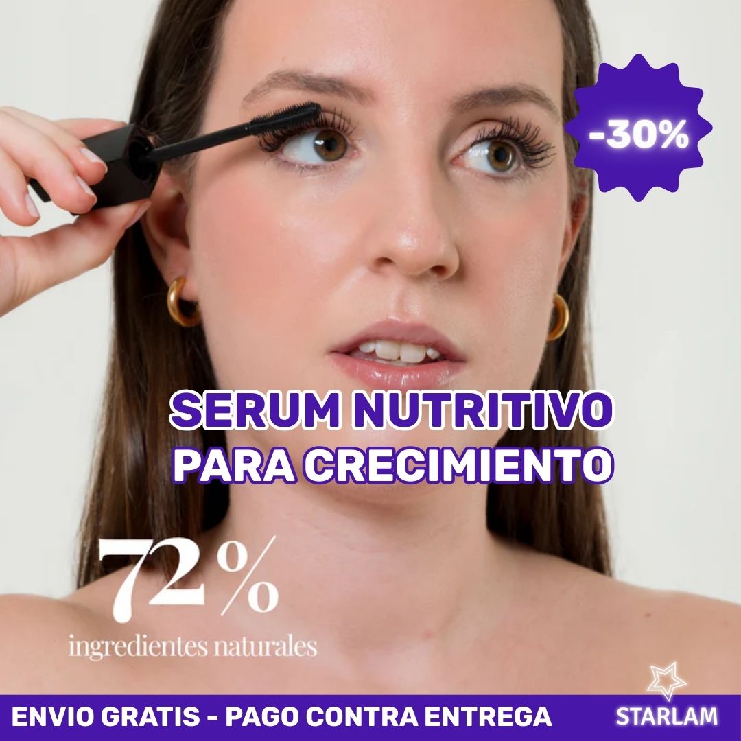 Pestañas más largas y fuertes | Pestañina ajustable infusionada con serum