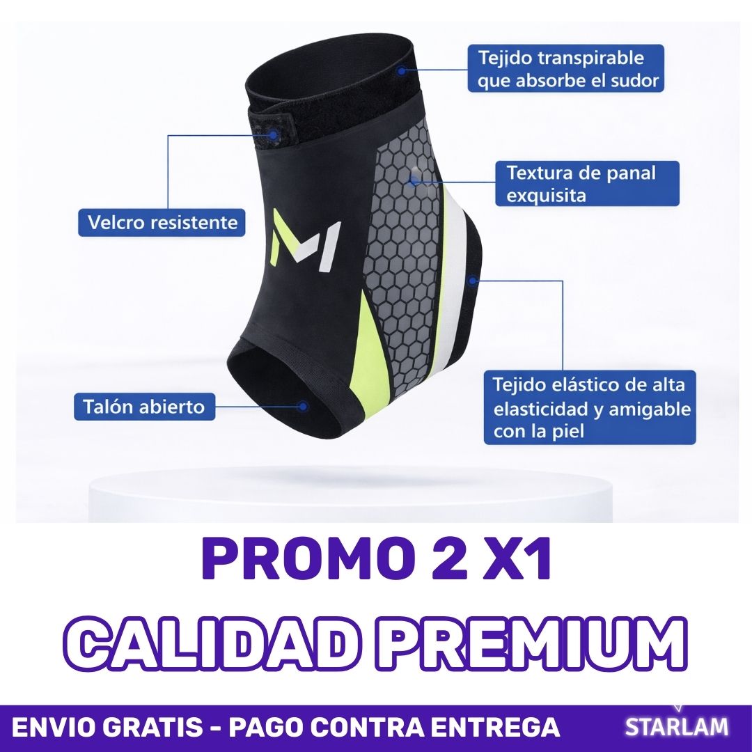 Kinetix® | 2X1 en Tobillera premium- Protege tus tobillos de lesiones y dolores