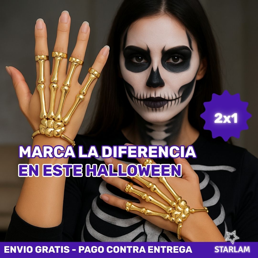 2x1 Brazalete Ultimate Bones | Potencia tu disfraz de Halloween como nadie más | Edición limitada