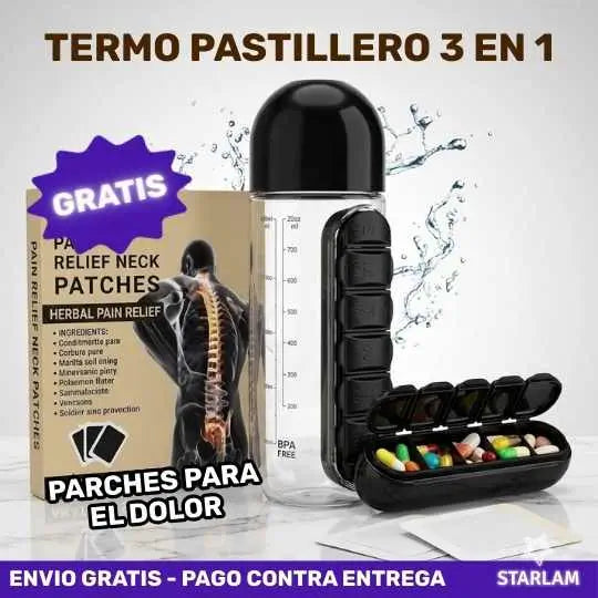 Combo Movimiento Sin Pausas: Termo 3-en-1 + Parches de Calor Activo (¡Gratis!).