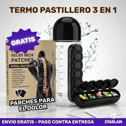 Combo Movimiento Sin Pausas: Termo 3-en-1 + Parches de Calor Activo (¡Gratis!).