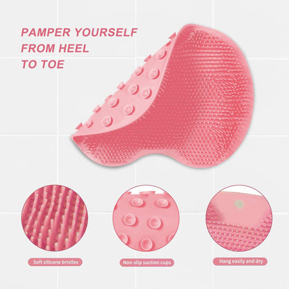 2X1 Tapete de baño para limpiar pies y espalda | Limpieza profunda