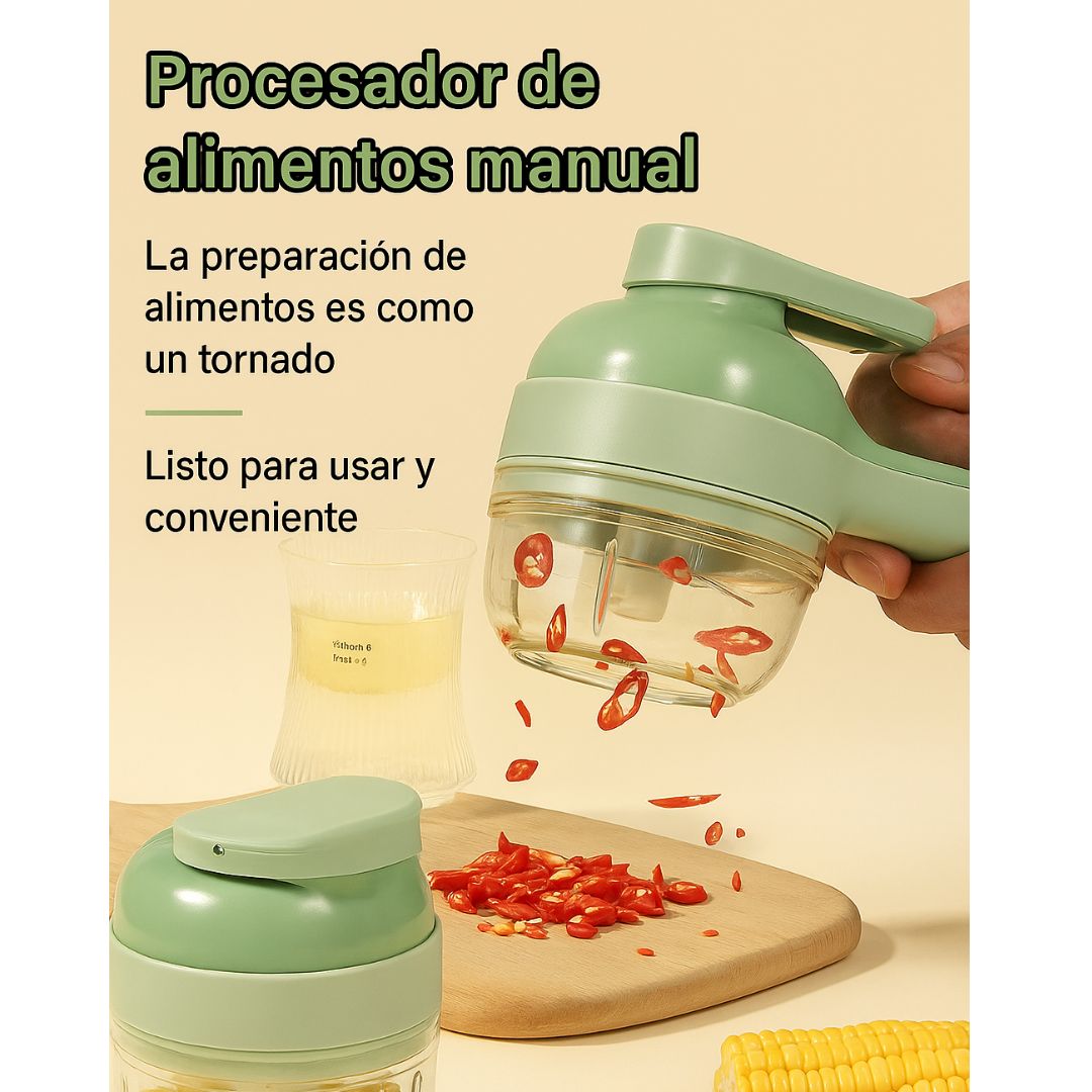Cutter Pro® | Cortador Picador Electrico 4 en 1