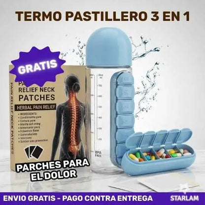 Combo Movimiento Sin Pausas: Termo 3-en-1 + Parches de Calor Activo (¡Gratis!).