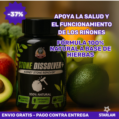Stone Dissolver | Formula anti cálculos | Destruye impurezas y previene tratamientos invasivos