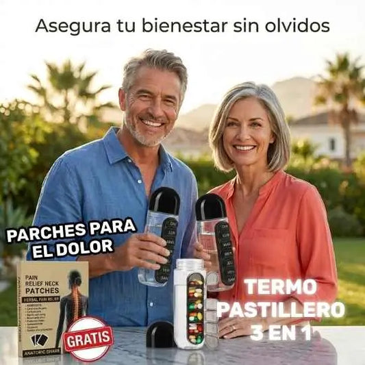 Combo Movimiento Sin Pausas: Termo 3-en-1 + Parches de Calor Activo (¡Gratis!).