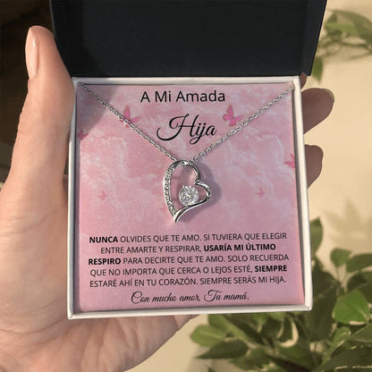 COLLAR CORAZÓN - AMOR - PARA LA MUJER DE MI VIDA