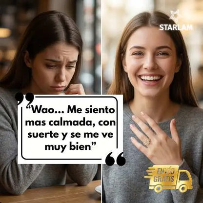 Anillo Trebol premium | Calma y buena suerte