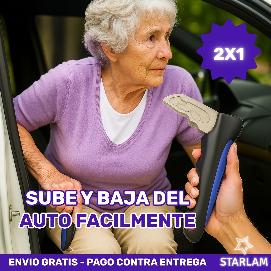 2x1 CarCan | Herramienta 5 en 1 de soporte para vehículos y escape de emergencia