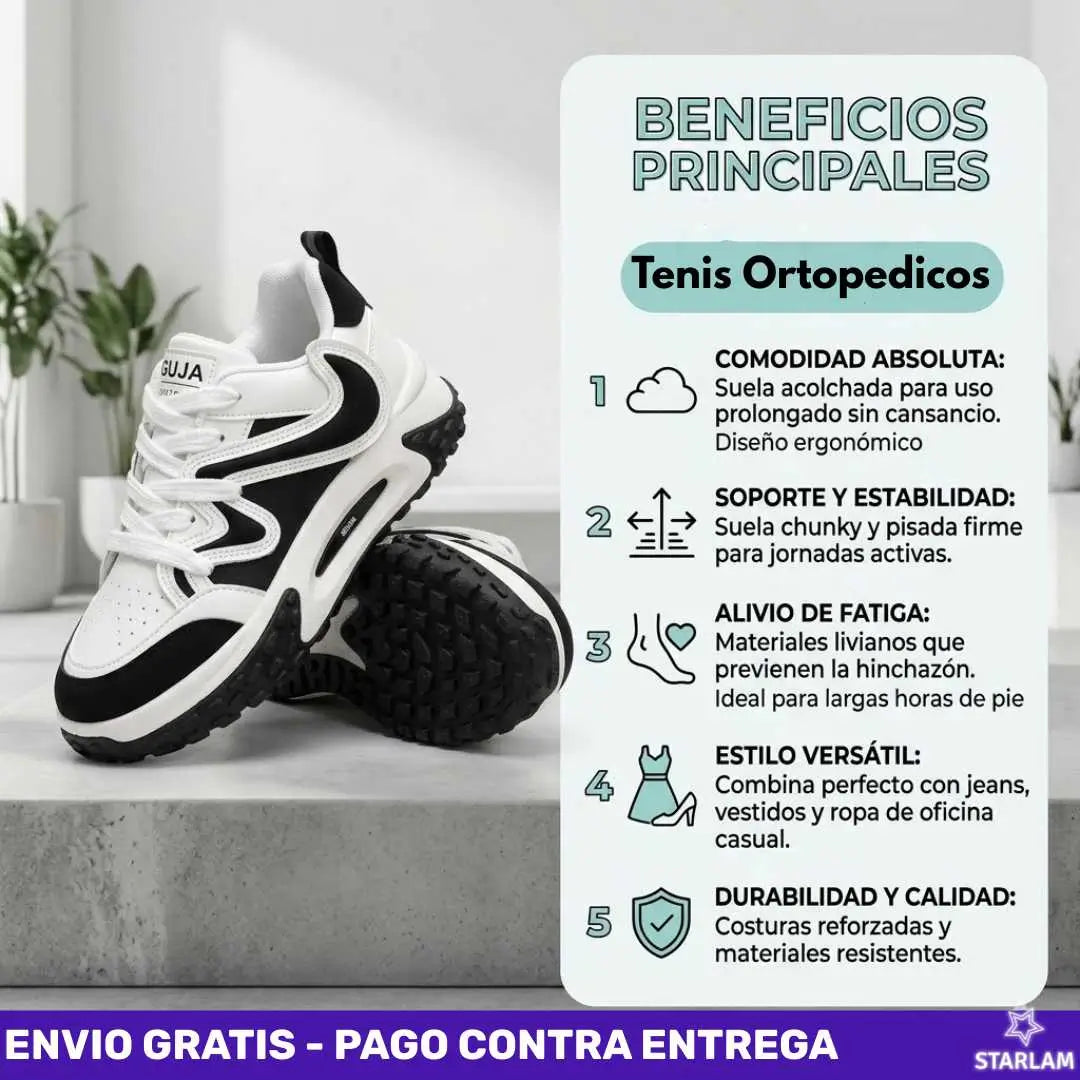 Tenis Ortopédicos | Menos cansancio al caminar