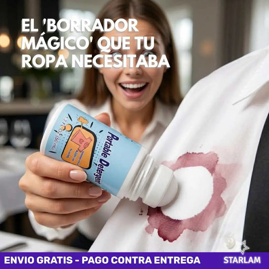 Detergente portatil | Quita manchas de emergencia roll on