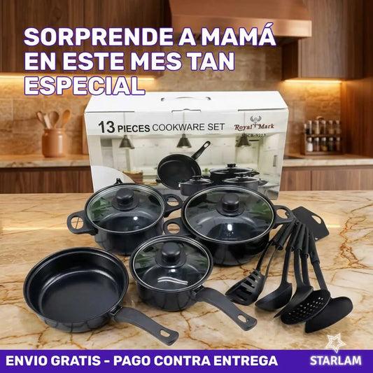 Juego de Ollas 13 Piezas