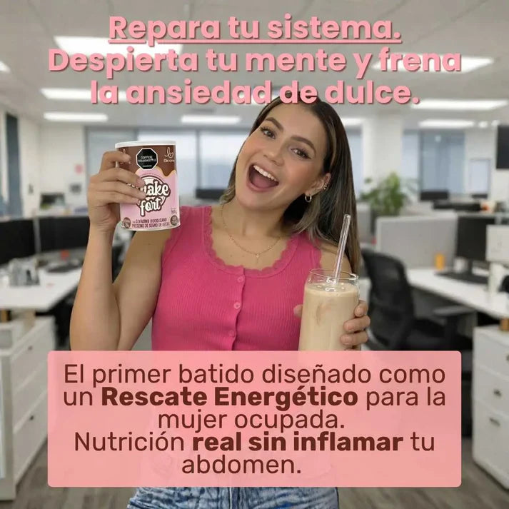 Shake Fort: Batido funcional nutrición + enfoque